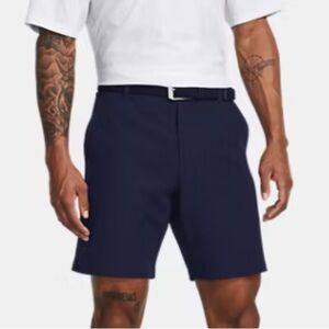 Under Armour Golf Short Mens Size 40 Loosefit Golfing Chino Shorts navy Blue